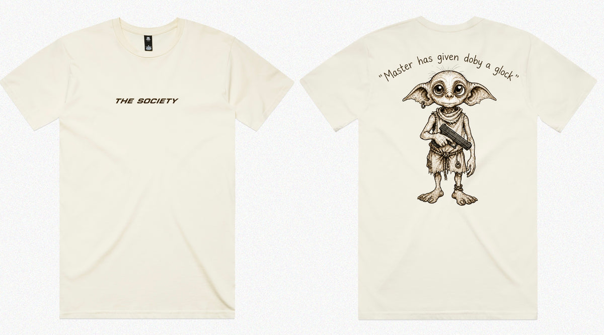 DOBY GOT A GLOCK TEE - BONE