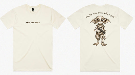 DOBY GOT A GLOCK TEE - BONE
