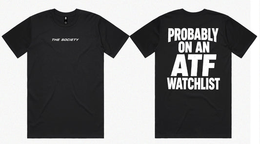 ATF Watchlist Tee - BLACK